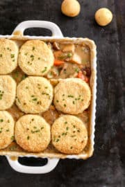 Vegetable Pot Pie With Vegan Biscuits I LOVE VEGAN