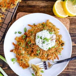 Vegan Potato Latkes - ilovevegan.com