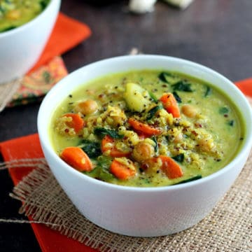 Chickpea & Vegetable Coconut Curry Soup » I LOVE VEGAN