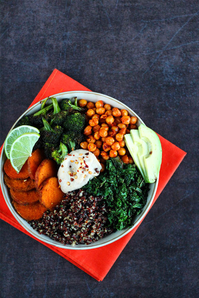 Roasted Veggie Quinoa Bowl » I LOVE VEGAN