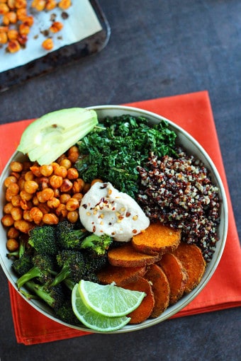 Roasted Veggie Quinoa Bowl » I LOVE VEGAN