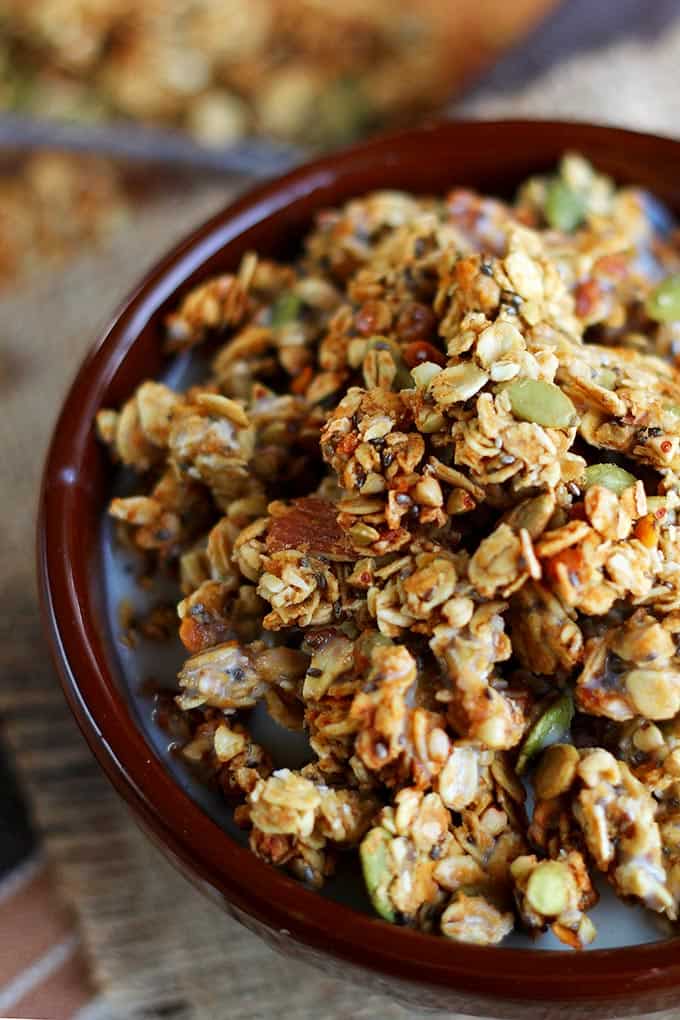 Sweet Pumpkin Seed Protein Granola » I Love Vegan