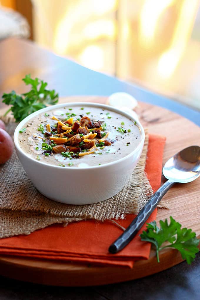 Creamy Healthy Potato Soup (Vegan & Veggie-Loaded) - Hummusapien