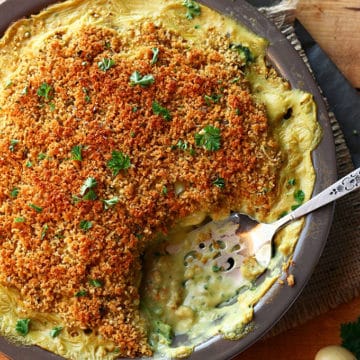 Cheesy Vegan Potato & Broccoli Casserole » I LOVE VEGAN