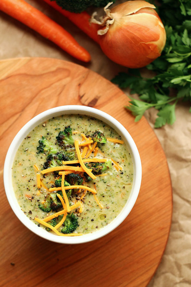 Creamy Vegan Broccoli Soup (Vegan Cream of Broccoli Soup) » I LOVE VEGAN