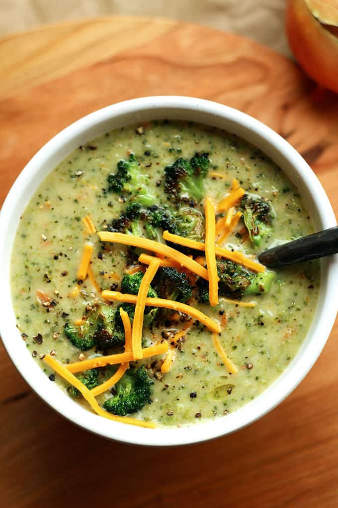 Creamy Vegan Broccoli Soup (Vegan Cream of Broccoli Soup) » I LOVE VEGAN