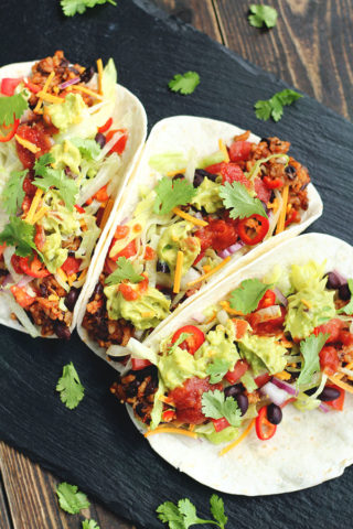 Vegan 7 Layer Tacos » I LOVE VEGAN