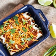 Easy Vegan Tofu & Black Bean Enchiladas image