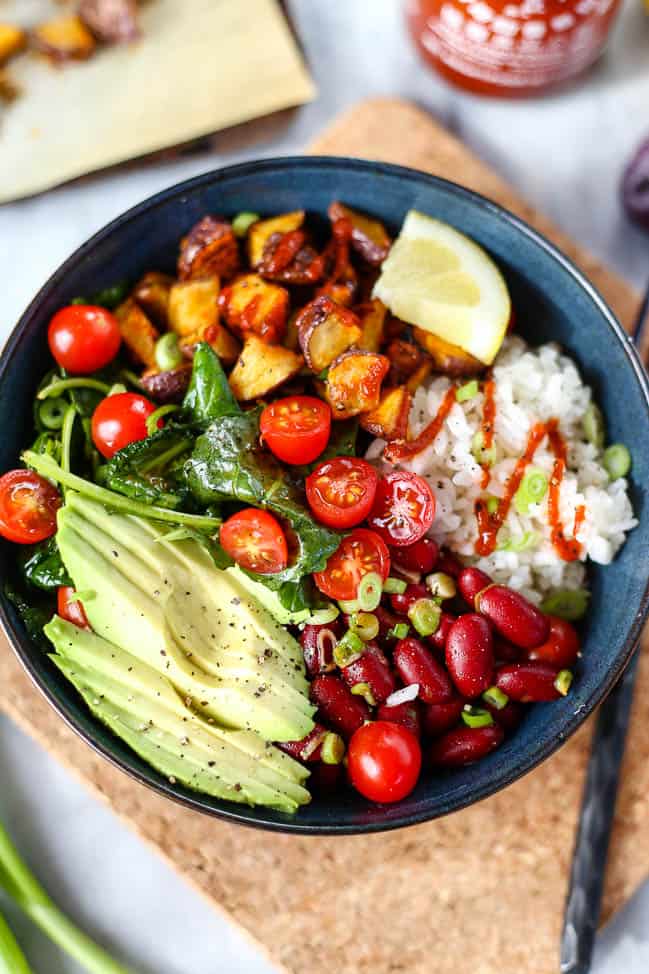 Spicy Sriracha Nourish Bowl I Love Vegan