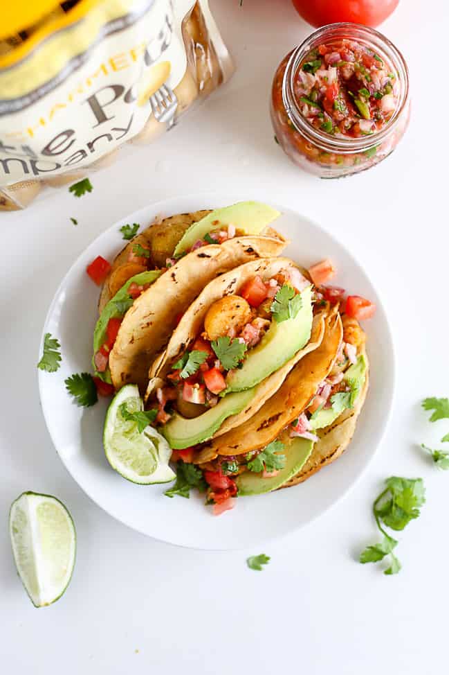 Vegan Potato Tacos (Tacos de Papa) » I LOVE VEGAN