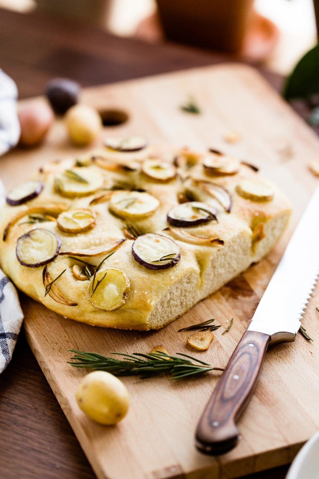 Rosemary Herb & Potato Focaccia » I LOVE VEGAN