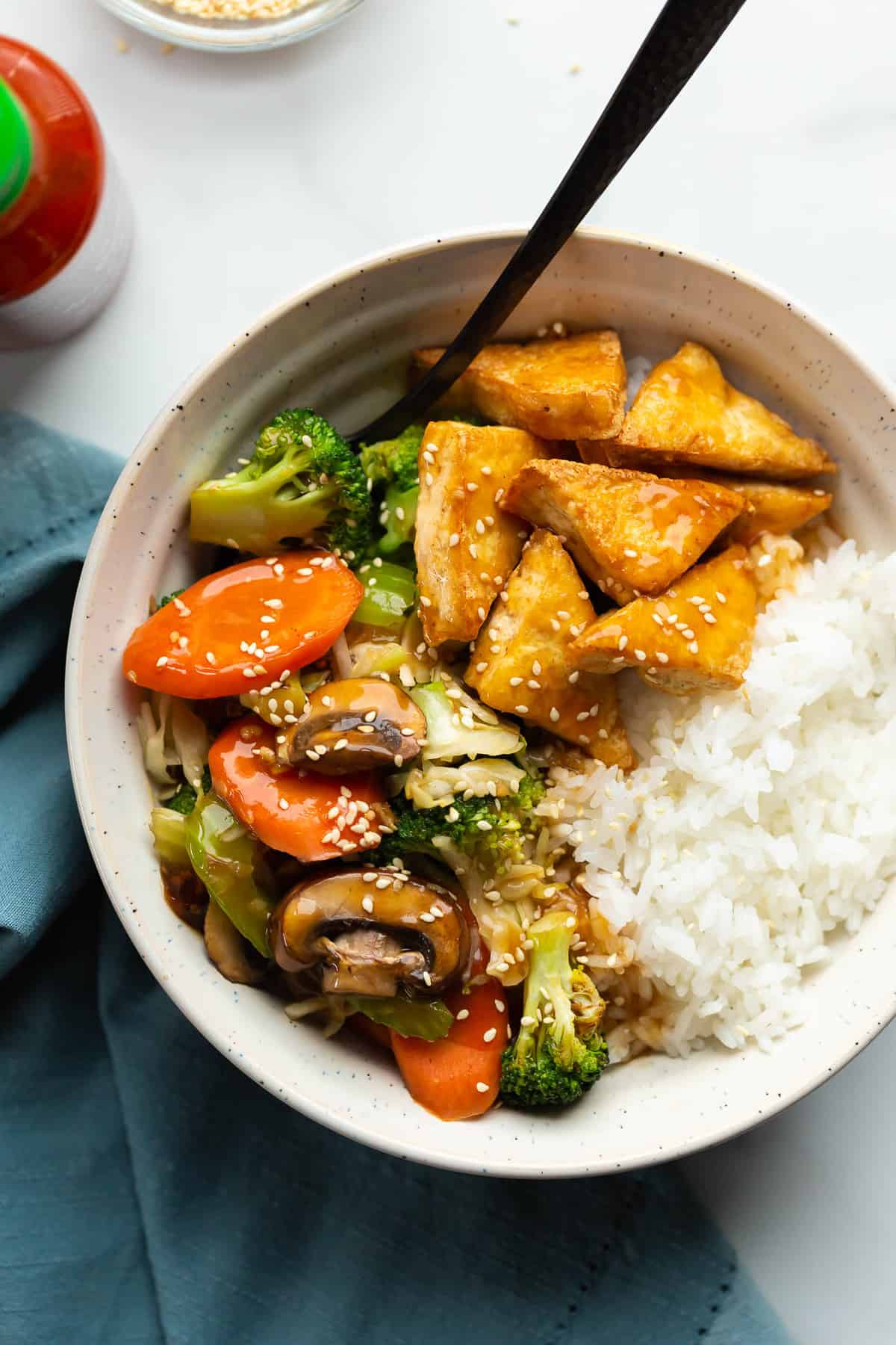 Vegan Tofu & Vegetable Teriyaki Stir-Fry » I LOVE VEGAN