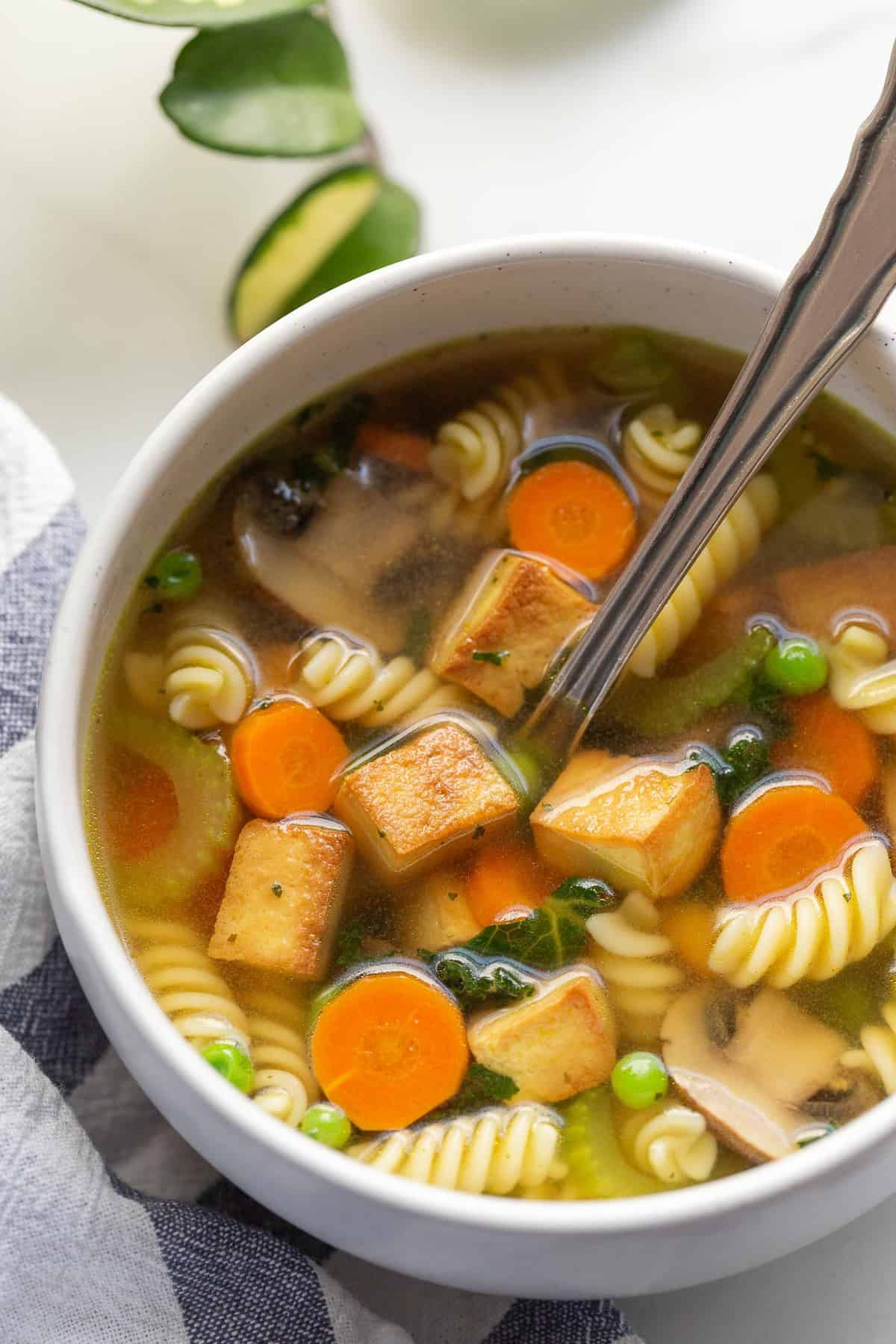 Tofu Noodle Soup » I LOVE VEGAN