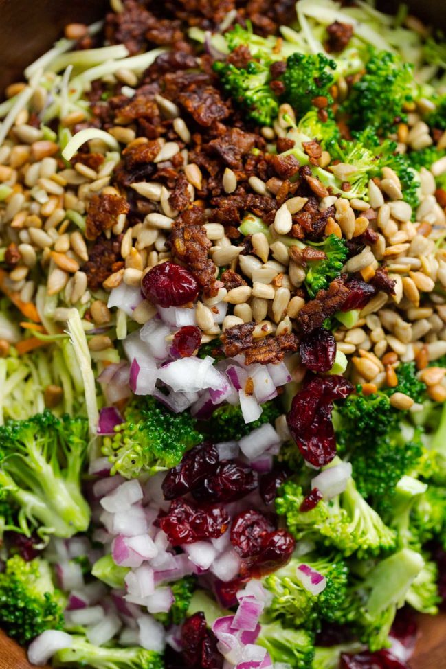 Vegan Broccoli Crunch Slaw » I LOVE VEGAN