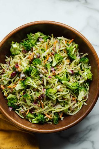 Vegan Broccoli Crunch Slaw » I LOVE VEGAN