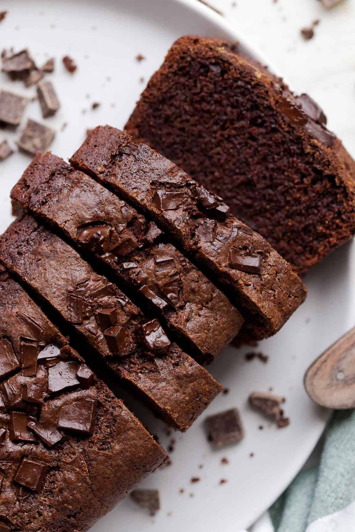 Chocolate Loaf Cake with Whipped Ganache - A Baking Journey